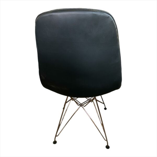 Cadeira Eames Eiffel Botone Base Metal Preta - Image 4